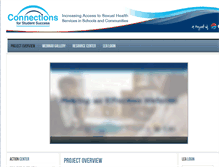Tablet Screenshot of connectionsforstudentsuccess.org